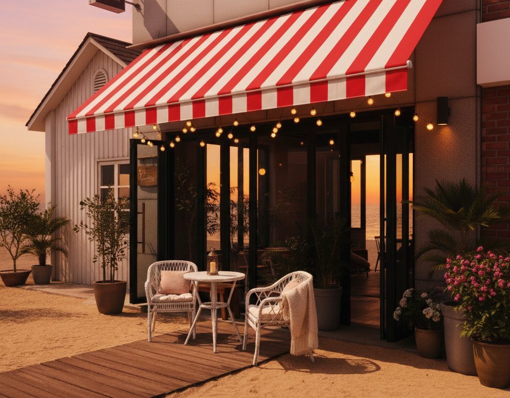 어닝 시공 사진