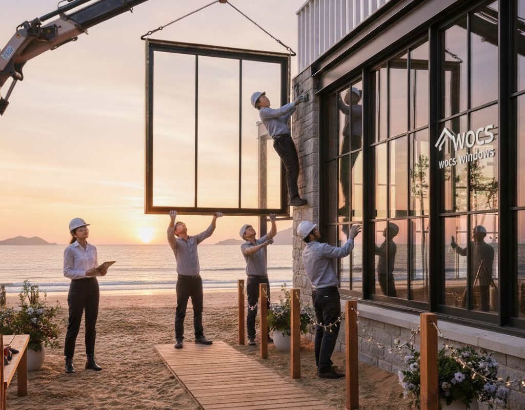 철구조물 시공 사진