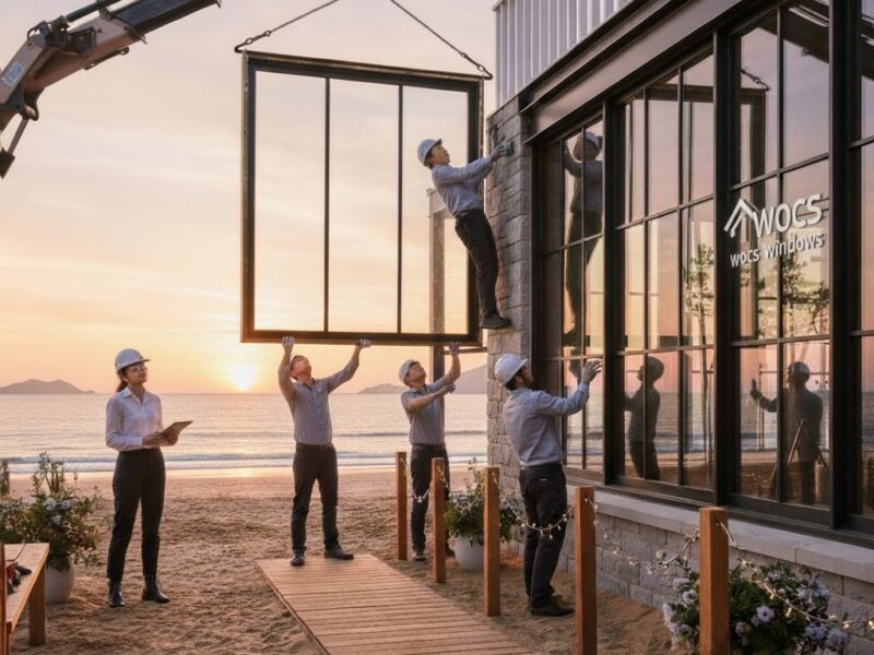 철구조물 시공 사진