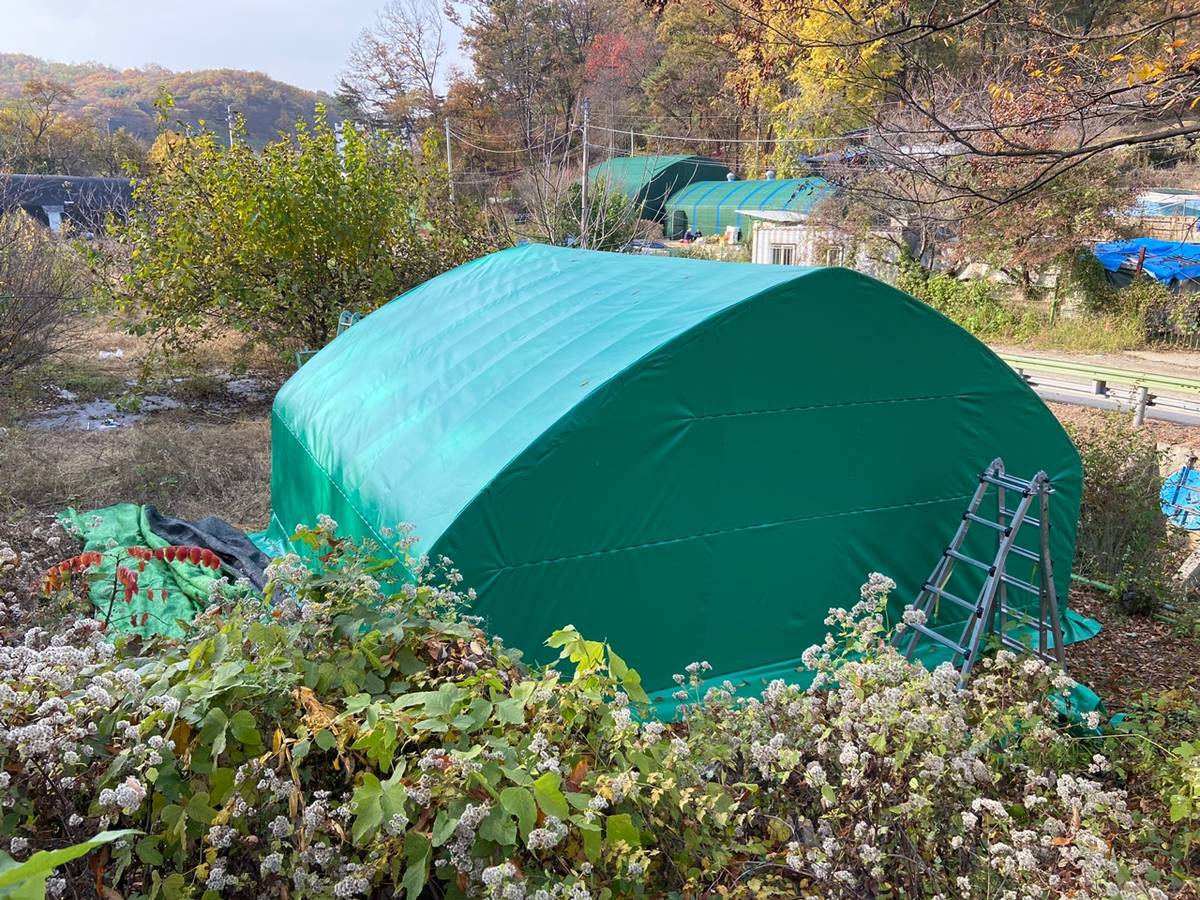 천막 시공 사진